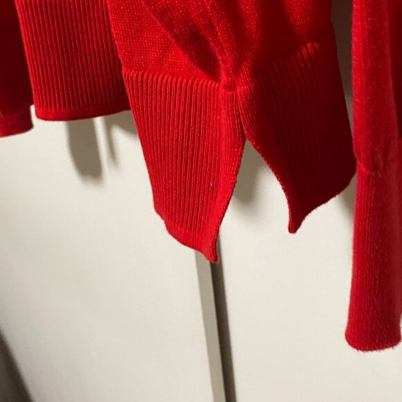 Time and Tru long sleeve red crew neck sweater w/hearts, size XXXL - Picture 8 of 12